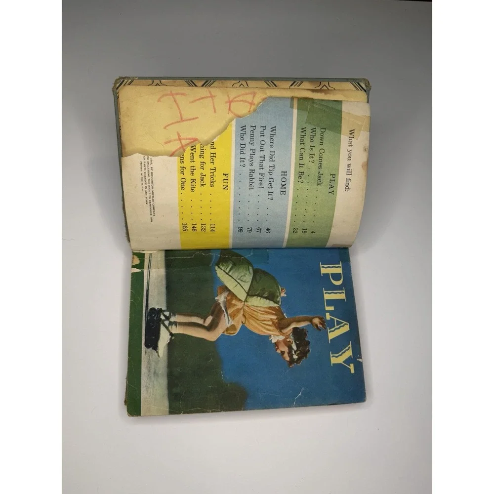 Jack and Janet, reading for meaning Workbook Elementary 1949 Vintage